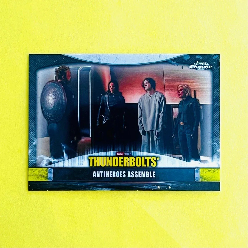 2025 Topps Chrome Marvel Studios #T-15 Antiheroes‎ Assemble Thunderbolts